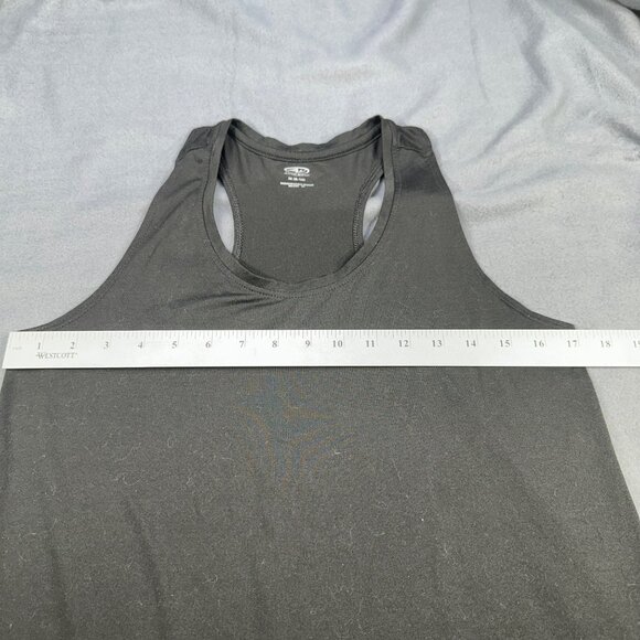 Athletic Works Womens Size Medium Tank Top Racerback Black Preowned - Picture 7 of 10